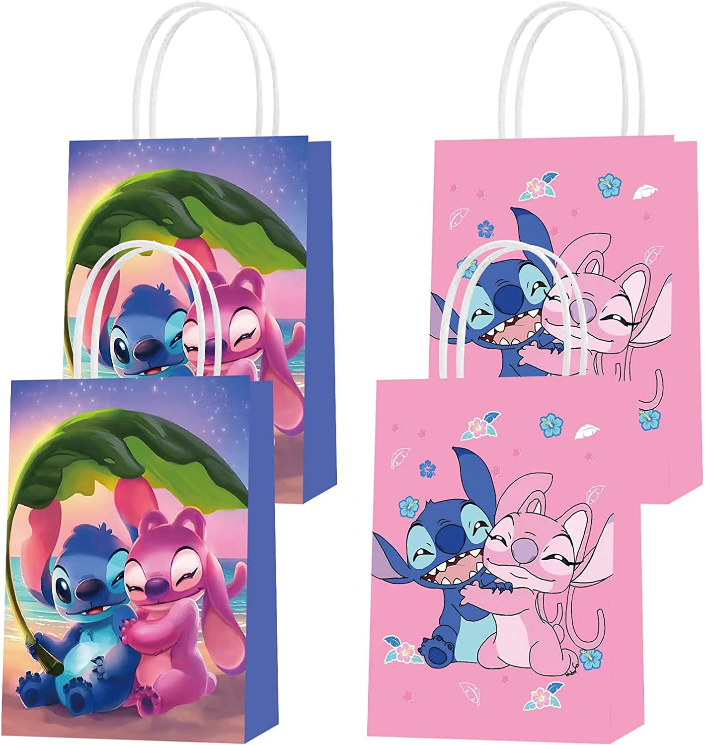 Lilo & Stitch Gift Bags 16 Party Favor Bags for Theme Birthday
