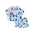 thumbnail image 1 of Lilo & Stitch Girls 2- Piece Jersey Short Sleeve Top and Short Coat Pajama Set, Sizes 4-12, 1 of 3