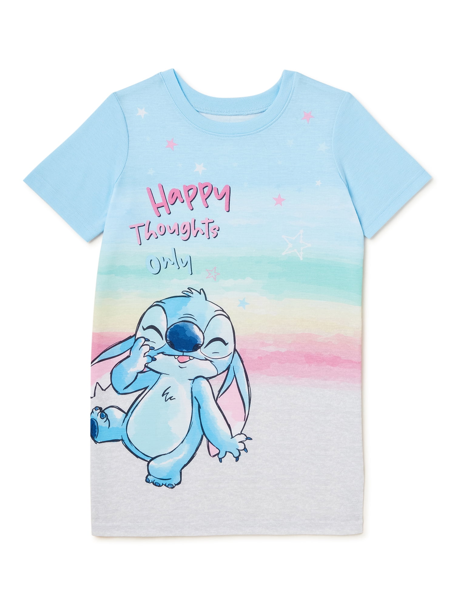 Lilo & Stitch Girls Exclusive Short Sleeve Pajama Nightgown, Sizes 4-12