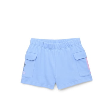 Lilo & Stitch Girls Graphic Fleece Cargo Shorts, Sizes 4-16