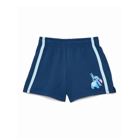 Lilo and Stitch Girls French Terry Shorts, Sizes 4-16