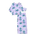 thumbnail image 1 of Lilo and Stitch Girls Holiday Long Sleeve Top and Pants Pajama Set, 2-Piece, Sizes 4-16, 1 of 3