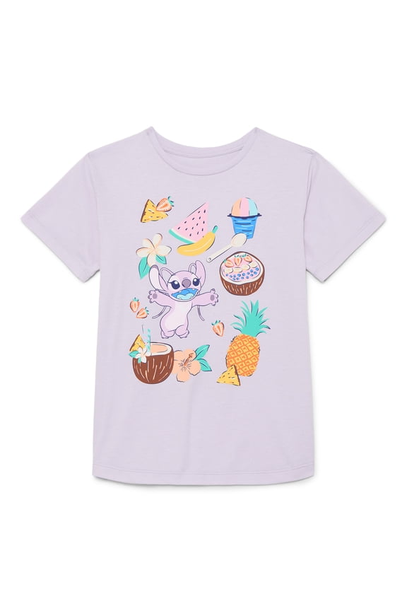 Girls Angel Summer Treats Graphic Tee with Short Sleeves, Sizes 4-16