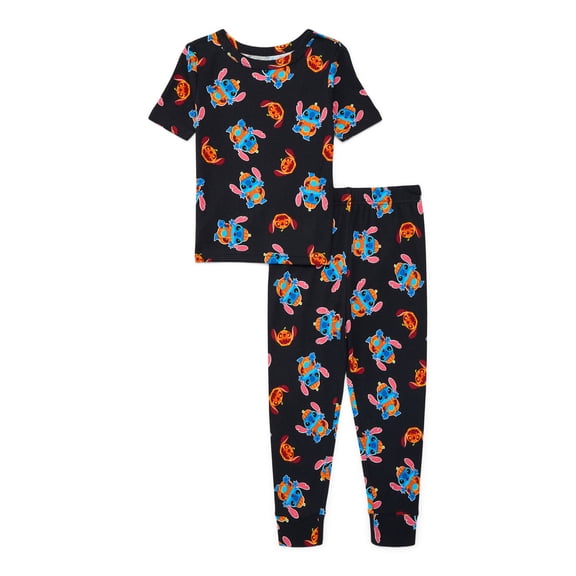 License Halloween Kids Short Sleeve and Pant Pajama Set, Sizes 4-10