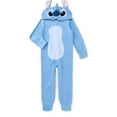 thumbnail image 1 of Disney Stitch Girls Cosplay Union Suit with Hood, Sizes 4-12, 1 of 3