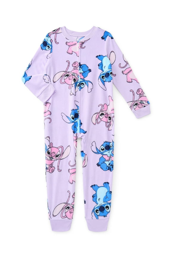 Girls Holiday Onesie Union Suit Pajamas, Sizes 4-12