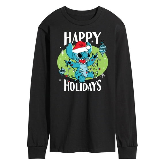 Lilo & Stitch - Happy Holidays - Men's Long Sleeve T-Shirt