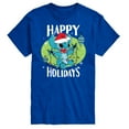 thumbnail image 1 of Lilo & Stitch - Happy Holidays - Men's Short Sleeve Graphic T-Shirt, 1 of 5