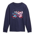 thumbnail image 1 of Lilo & Stitch - Happy Holidays Stitch Boys' Long Sleeve Graphic T-Shirt, 1 of 4