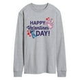 thumbnail image 1 of Lilo & Stitch - Happy Valentine's Day - Men's Long Sleeve T-Shirt, 1 of 5