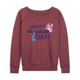 thumbnail image 1 of Lilo & Stitch - Happy Valentine's Day - Women's Lightweight French Terry Long Sleeve Shirt, 1 of 5
