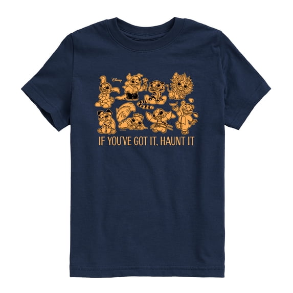 Lilo & Stitch - Haunt It - Youth Boys Short Sleeve Graphic T-Shirt