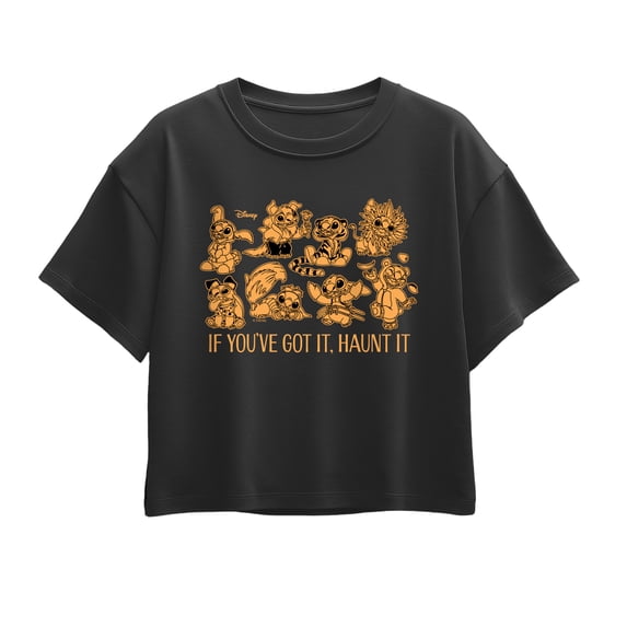 Lilo & Stitch - Haunt It - Youth Girls Boxy T-Shirt