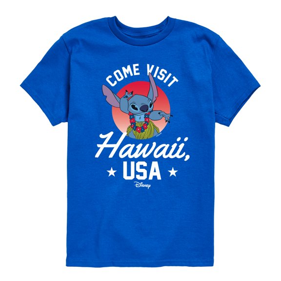 Lilo & Stitch - Hawaii USA - Youth Short Sleeve Graphic T-Shirt