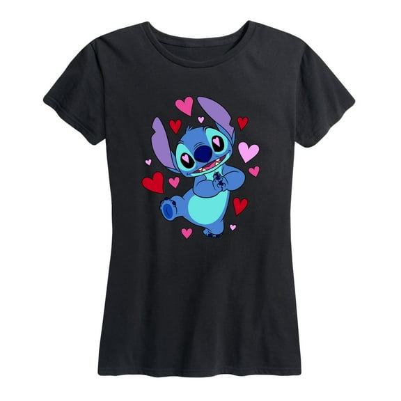 Lilo & Stitch - Heart Eyes Stitch - Women's Short Sleeve Graphic T-Shirt
