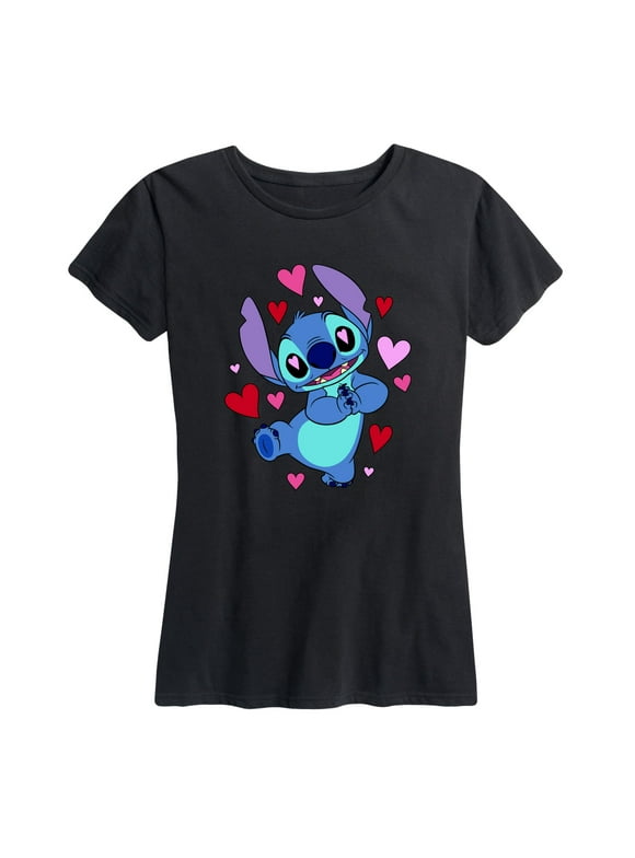 Lilo & Stitch - Heart Eyes Stitch - Women's Short Sleeve Graphic T-Shirt