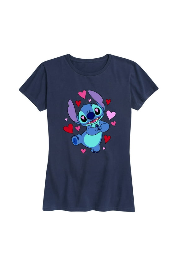- Heart Eyes Stitch - Women's Short Sleeve Graphic T-Shirt