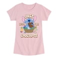 thumbnail image 1 of Lilo & Stitch - Here For Chocolate - Youth Girls Fitted Short Sleeve T-Shirt, 1 of 4