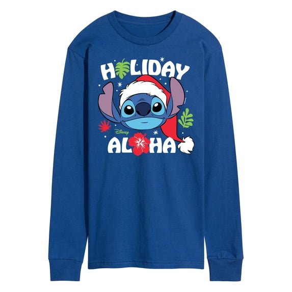 Lilo & Stitch - Holiday Aloha - Men's Long Sleeve T-Shirt