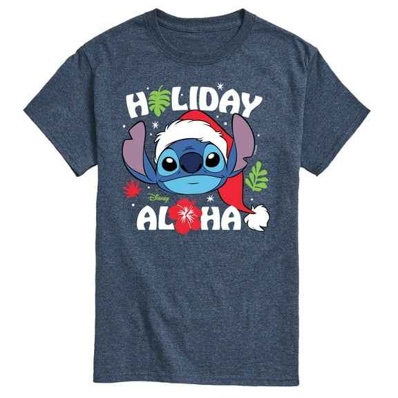 Lilo & Stitch - Holiday Aloha - Men's Short Sleeve Graphic T-Shirt