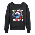 thumbnail image 1 of Lilo & Stitch - Holiday Aloha - Women's Lightweight French Terry Long Sleeve Shirt, 1 of 5