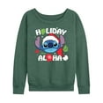 thumbnail image 1 of Lilo & Stitch - Holiday Aloha - Women's Lightweight French Terry Long Sleeve Shirt, 1 of 5