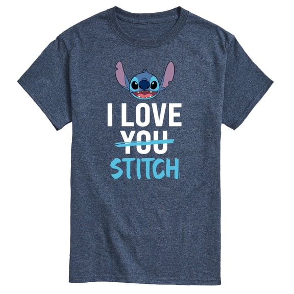 Lilo & Stitch - I Love Stitch - Men's Short Sleeve Graphic T-Shirt