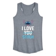 thumbnail image 1 of Lilo & Stitch - I Love Stitch - Women's Racerback Tank Top, 1 of 5