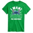 thumbnail image 1 of Lilo & Stitch - I Want A Stitch For Christmas - Men's Short Sleeve Graphic T-Shirt, 1 of 5