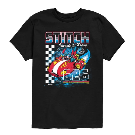 Lilo & Stitch - Intergalactic Racing - Youth Boys Short Sleeve Graphic T-Shirt