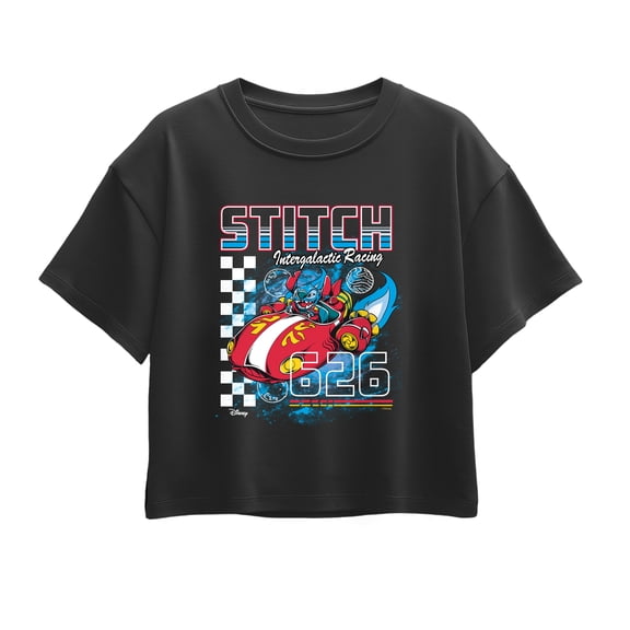 Lilo & Stitch - Intergalactic Racing - Youth Girls Boxy T-Shirt