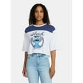 thumbnail image 1 of Lilo & Stitch Women's Graphic Skimmer Tee, Sizes XXS-XXL, 1 of 5