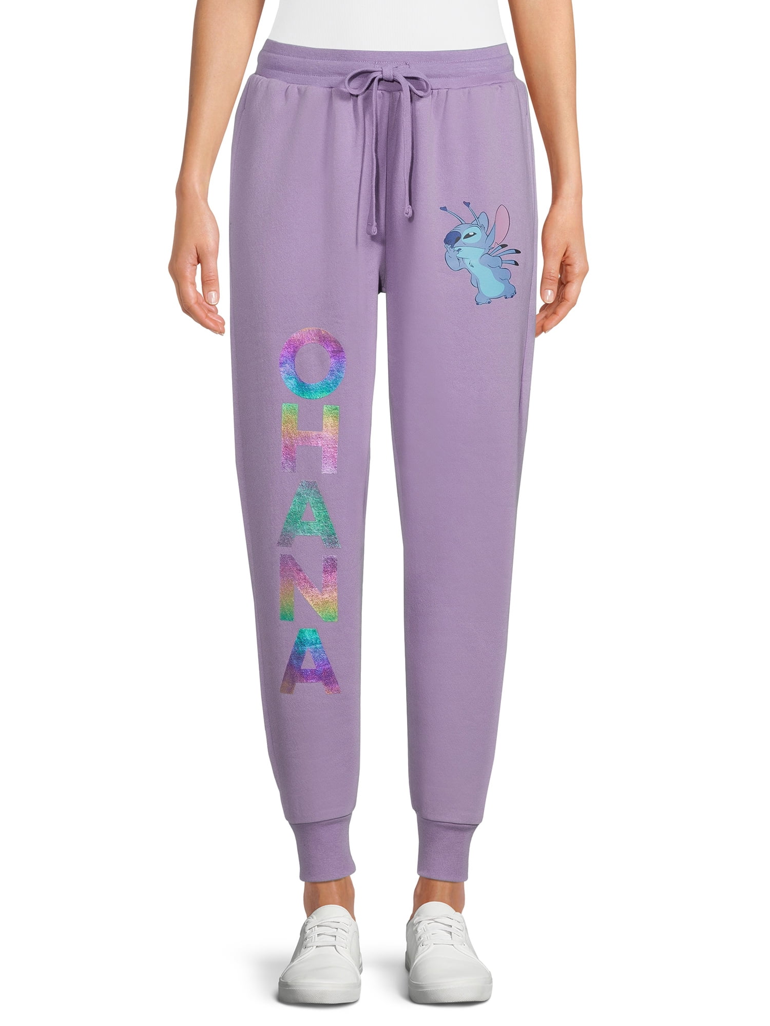 【U LAN】Ain Stitch Brushed Training Jogger Pants Licensed Graphics Juniors' Lilo & Stitch Jogger Pants with