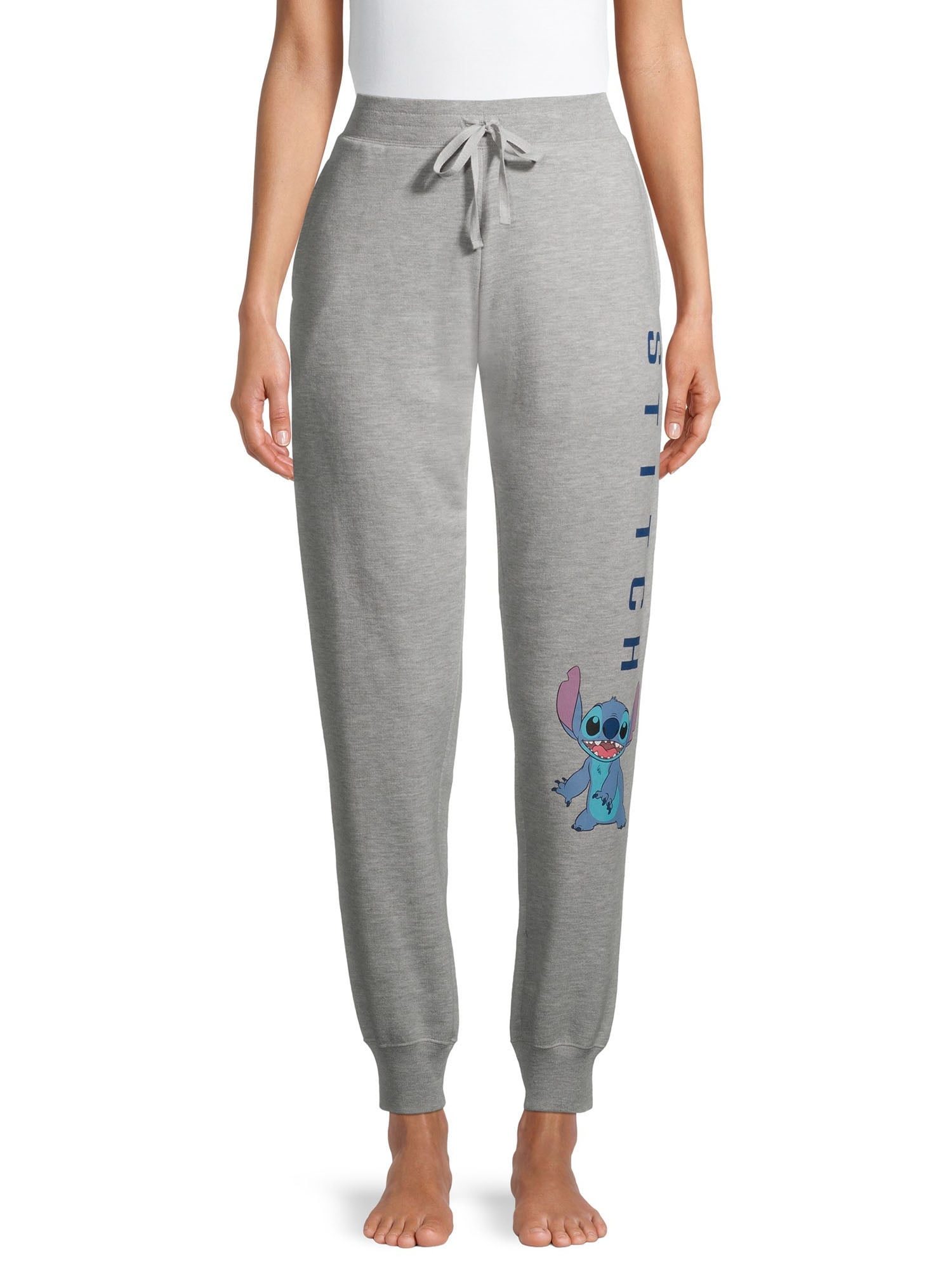 【U LAN】Ain Stitch Brushed Training Jogger Pants Licensed Graphics Juniors' Lilo & Stitch Jogger Pants with
