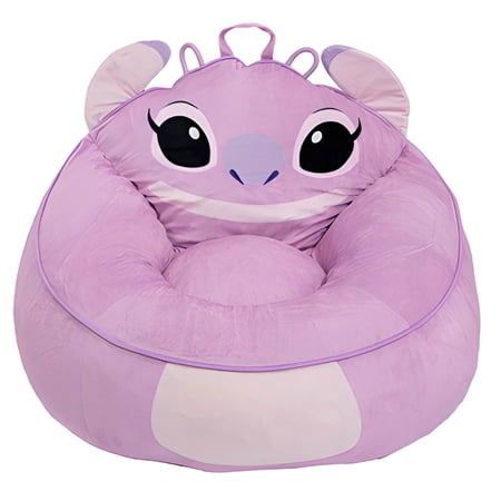 Lilo & Stitch Kids' Compressed Foam Bean Bag Chair, Angel
