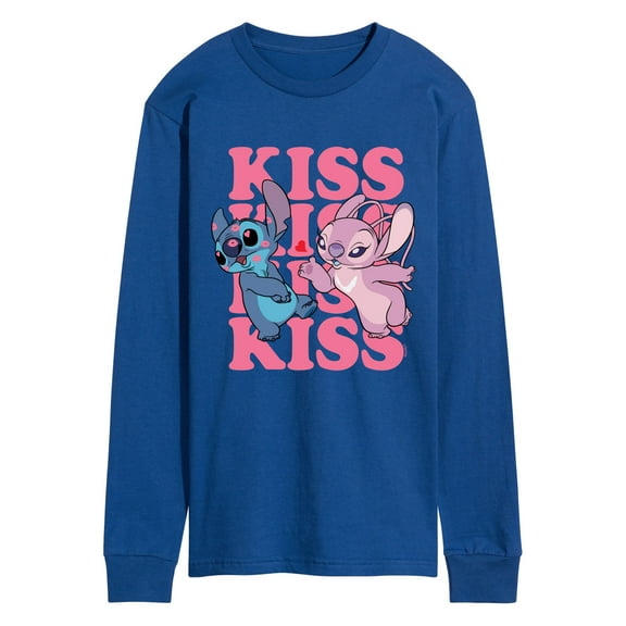 Lilo & Stitch - Kiss Logo - Men's Long Sleeve T-Shirt