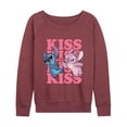 thumbnail image 1 of Lilo & Stitch - Kiss Logo - Women's Lightweight French Terry Long Sleeve Shirt, 1 of 5