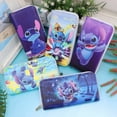 Lilo & Stitch Long Wallet Cute Cartoon Polka Dot Large Capacity Women