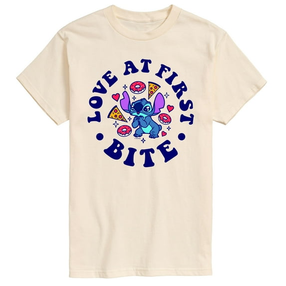 Lilo & Stitch - Love At First Bite - Men's Short Sleeve Graphic T-Shirt