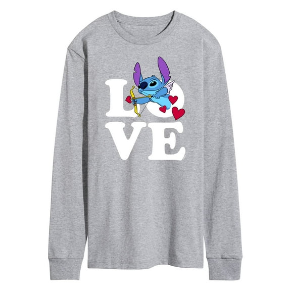Lilo & Stitch - Love Cupid Stitch - Men's Long Sleeve T-Shirt