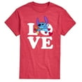 thumbnail image 1 of Lilo & Stitch - Love Cupid Stitch - Men's Short Sleeve Graphic T-Shirt, 1 of 5