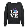 thumbnail image 1 of Lilo & Stitch - Love Cupid Stitch - Women's Lightweight French Terry Long Sleeve Shirt, 1 of 5