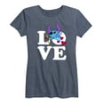 thumbnail image 1 of Lilo & Stitch - Love Cupid Stitch - Women's Short Sleeve Graphic T-Shirt, 1 of 5