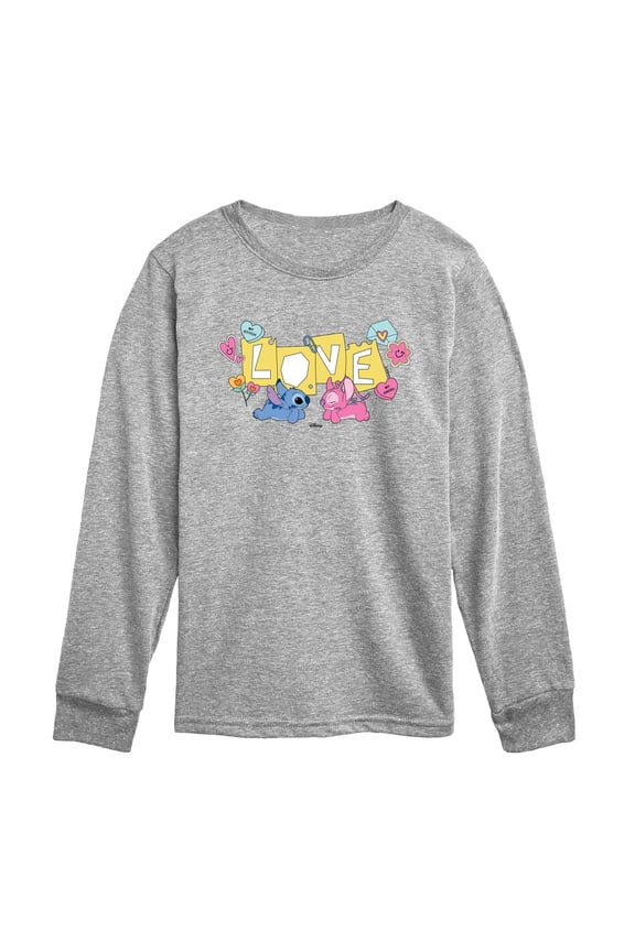 - Love Notes - Toddler Boys Long Sleeve Graphic T-Shirt
