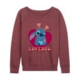 thumbnail image 1 of Lilo & Stitch - Lovebug Stitch - Women's Lightweight French Terry Long Sleeve Shirt, 1 of 5