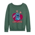 thumbnail image 1 of Lilo & Stitch - Lovebug Stitch - Women's Lightweight French Terry Long Sleeve Shirt, 1 of 5
