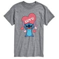 thumbnail image 1 of Lilo & Stitch - Luv U - Men's Short Sleeve Graphic T-Shirt, 1 of 5