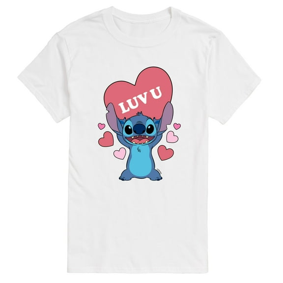 Lilo & Stitch - Luv U - Men's Short Sleeve Graphic T-Shirt