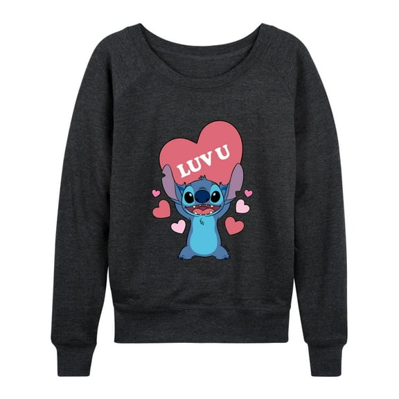 Lilo & Stitch - Luv U - Women's Lightweight French Terry Long Sleeve Shirt