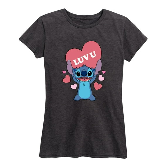 Lilo & Stitch - Luv U - Women's Short Sleeve Graphic T-Shirt